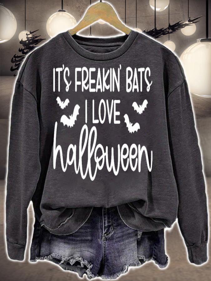 It's Freakin Bats I Love Halloween T-Shirt t-shirt