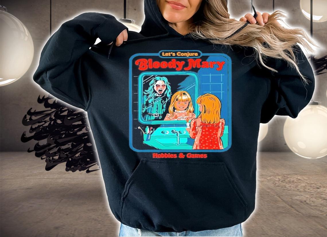 Let's Conjure Bloody Mary Vintage Art Halloween Shirt t-shirt hoodie