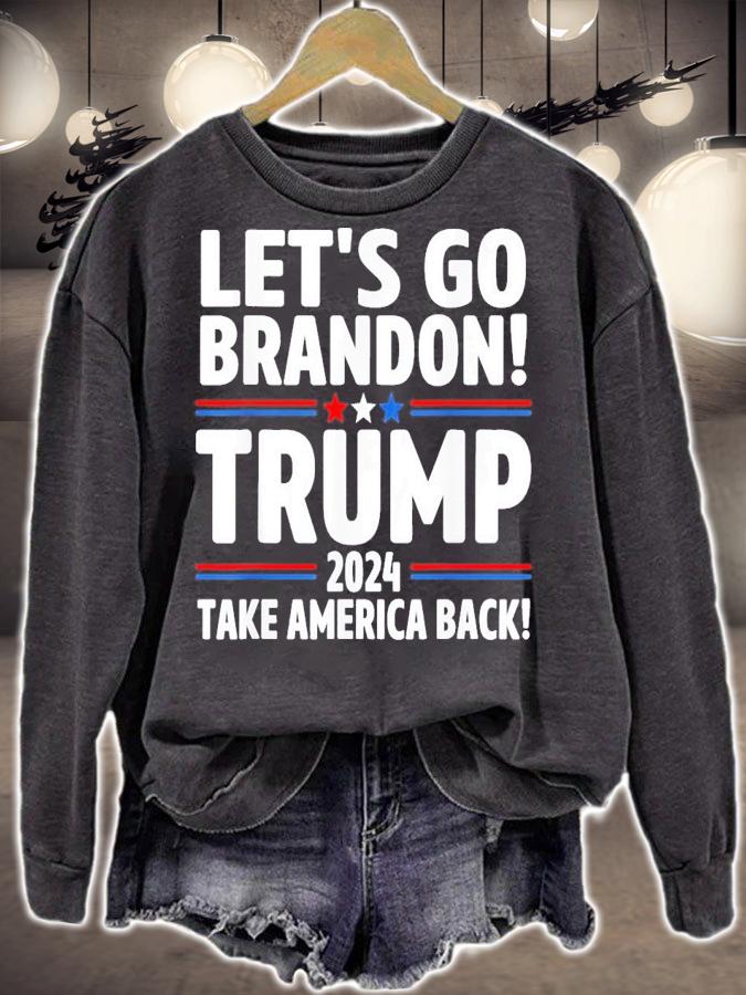 Let's Go Brandon Trump Desantis Take America Back 2024 T-Shirt t-shirt