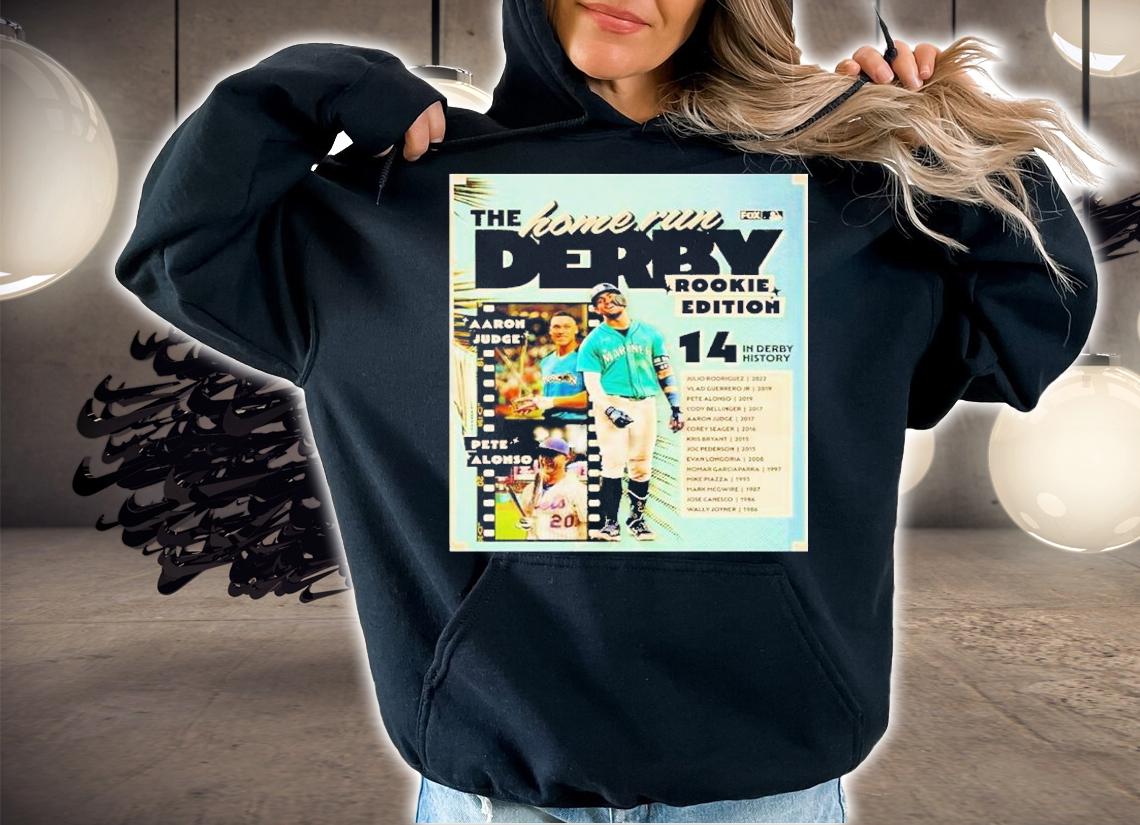Mariners Rookie Julio Rodriguez The Home Run Derby Rookie Edition 14 In Derby History Shirt t-shirt