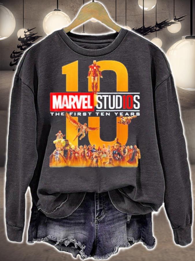 Marvel Studios First Ten Years Full Cast Graphic Shirt t-shirt sweatshirt