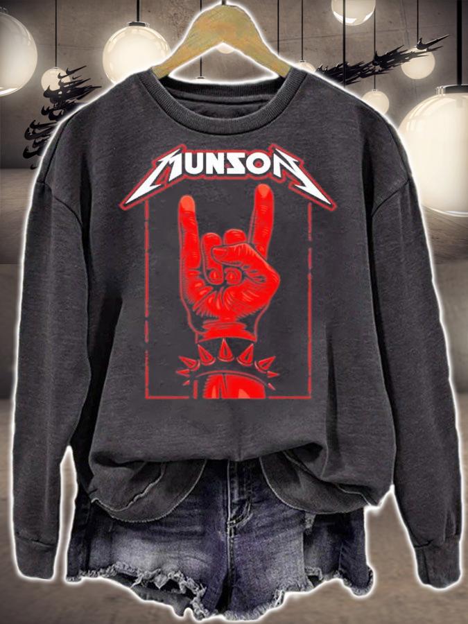 Munson Rocks Eddie Munson Most Metal Ever Stranger Thing T-Shirt t-shirt sweatshirt