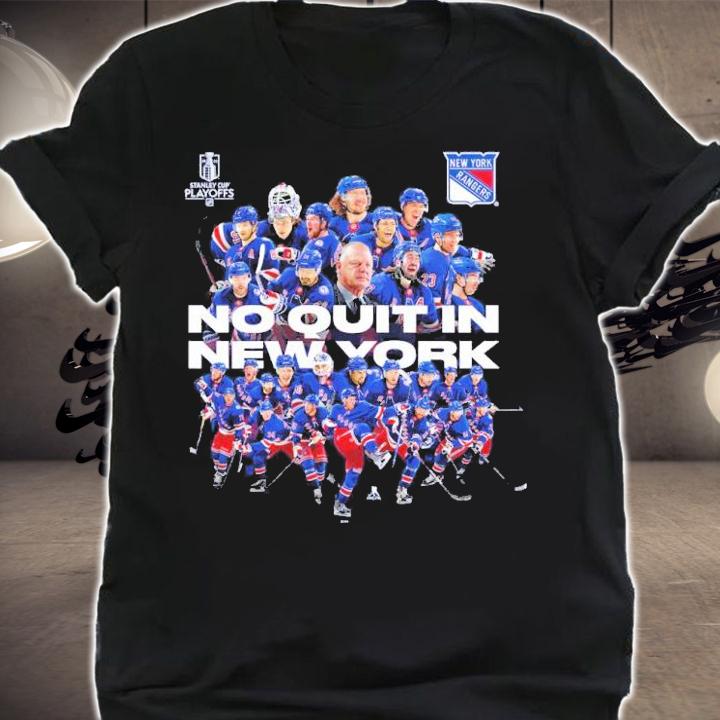 No Quit In New York Rangers Team Stanley Cup Playoffs 2022 Shirt t-shirt shirt