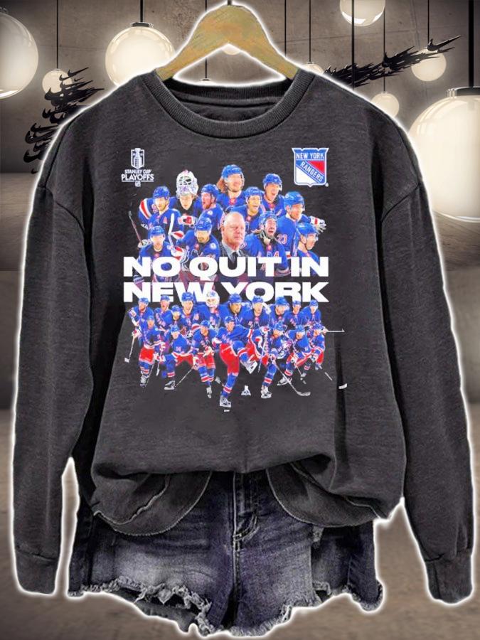 No Quit In New York Rangers Team Stanley Cup Playoffs 2022 Shirt t-shirt sweatshirt