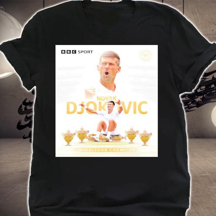 Novak Djokovic 2022 Wimbledon Champion Shirt t-shirt