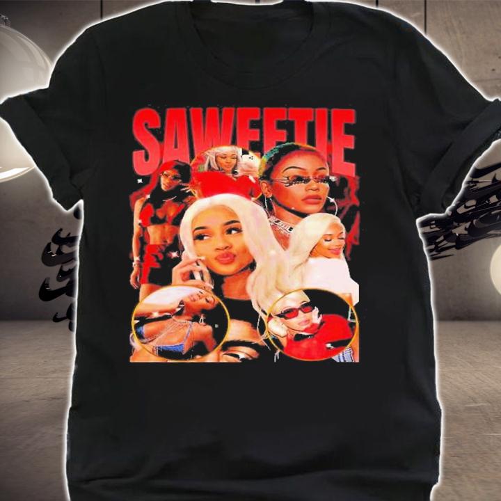 Saweetie Rapper Vintage 90s T-Shirt t-shirt