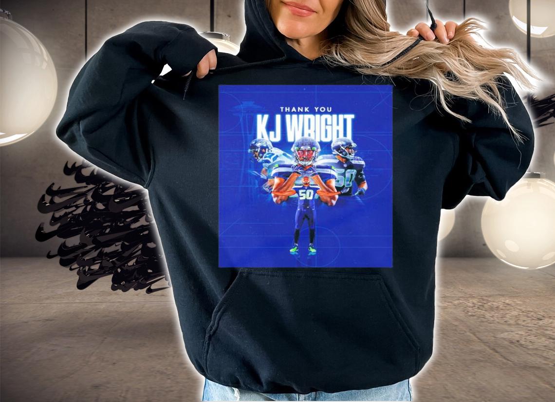 Seattle Seahawks Thank You KJ Wright 50 Forever Shirt t-shirt
