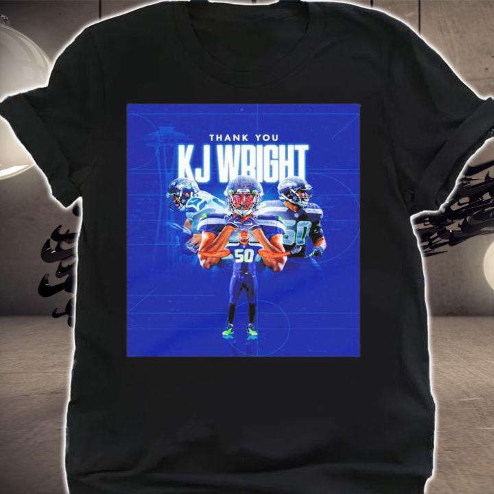 Seattle Seahawks Thank You KJ Wright 50 Forever Shirt t-shirt