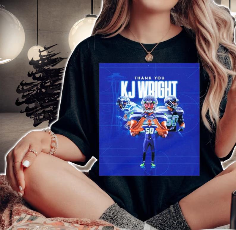 Seattle Seahawks Thank You KJ Wright 50 Forever Shirt t-shirt