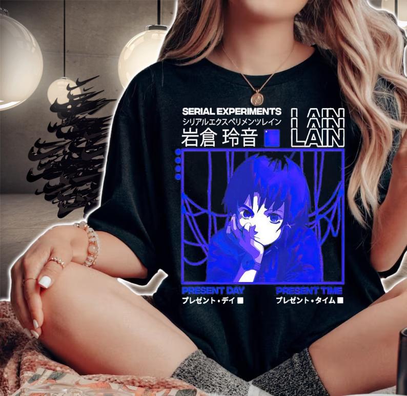Serial Experiments Lain Darker shirt t-shirt woman shirt