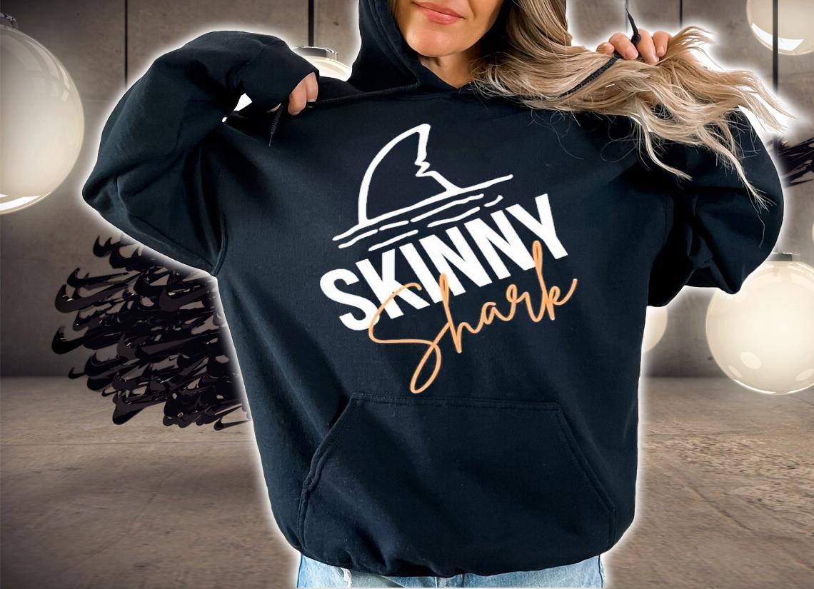 Skinny Shark Tank White Shark Skinny Shark Tank shirt t-shirt