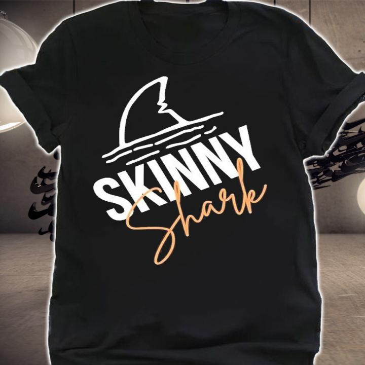 Skinny Shark Tank White Shark Skinny Shark Tank shirt t-shirt