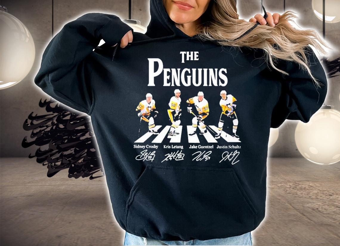 The Penguins Abbey Road Sidney Crosby Kris Letang Jake Guentzel shirt t-shirt hoodie