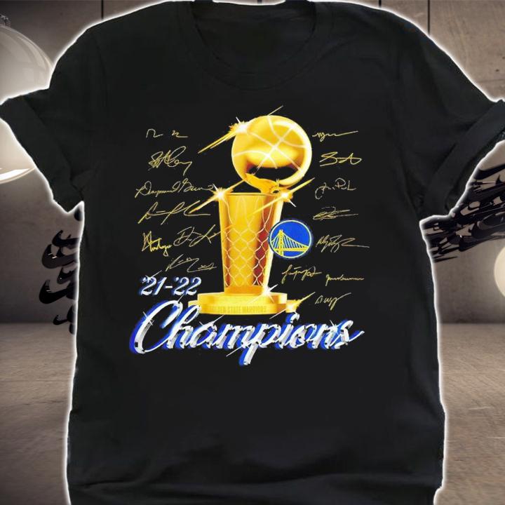 Warriors 2022 Finals Champions Forward Roster Signature Shirt t-shirt shirt