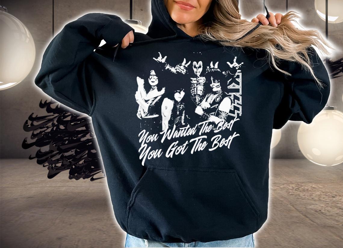 You Wanted The Best You Got The Best All Four Members KISS T-Shirt t-shirt