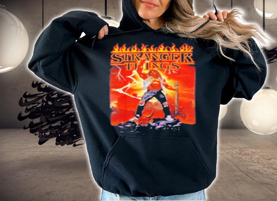 Stranger Things 4 Series Eddie Munson Metal Shirt t-shirt