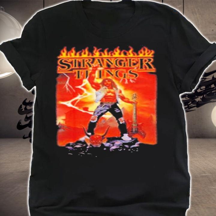 Stranger Things 4 Series Eddie Munson Metal Shirt t-shirt