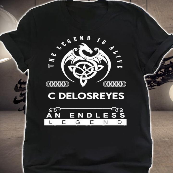 The Legend Is Alive Custom Name An Endless Legend T-Shirt t-shirt