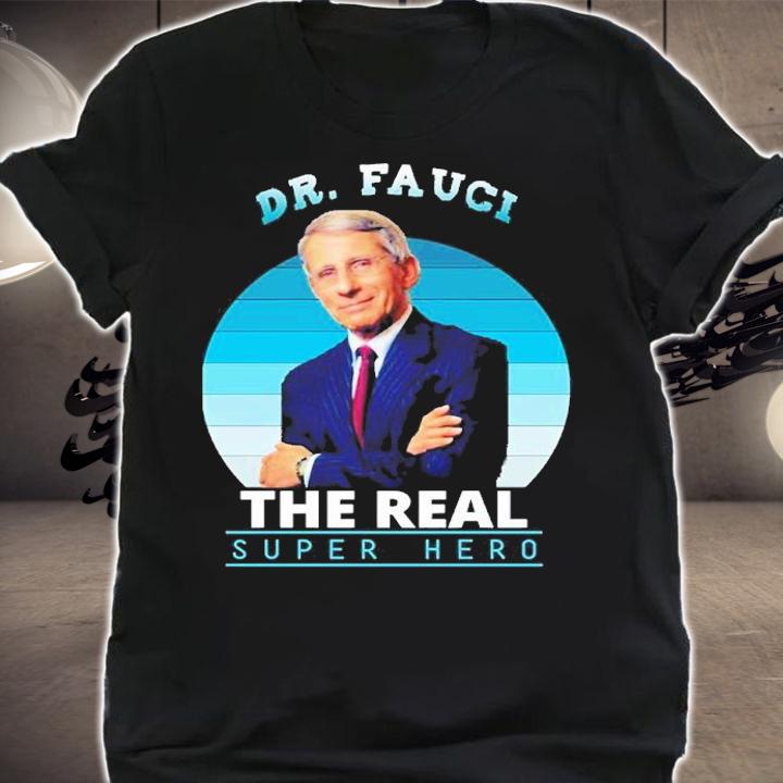 The Real Super Hero Dr Anthony Fauci Vintage Shirt t-shirt