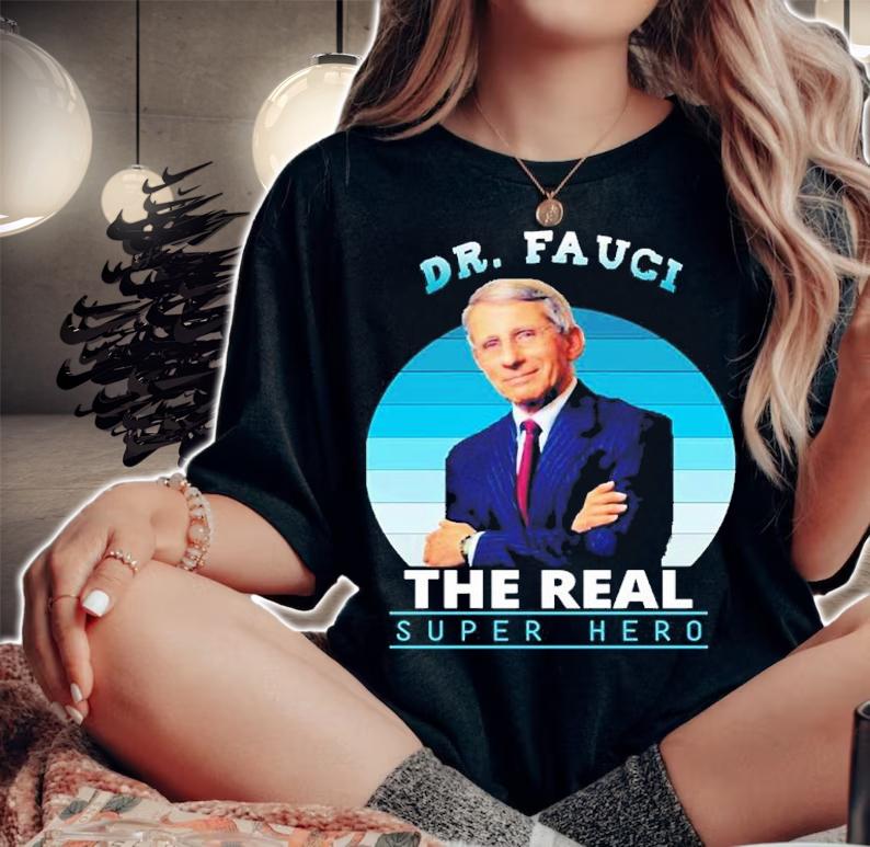 The Real Super Hero Dr Anthony Fauci Vintage Shirt t-shirt