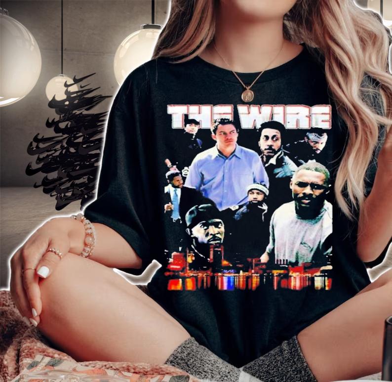 The Wire 90s Style Bootleg T-Shirt t-shirt woman shirt
