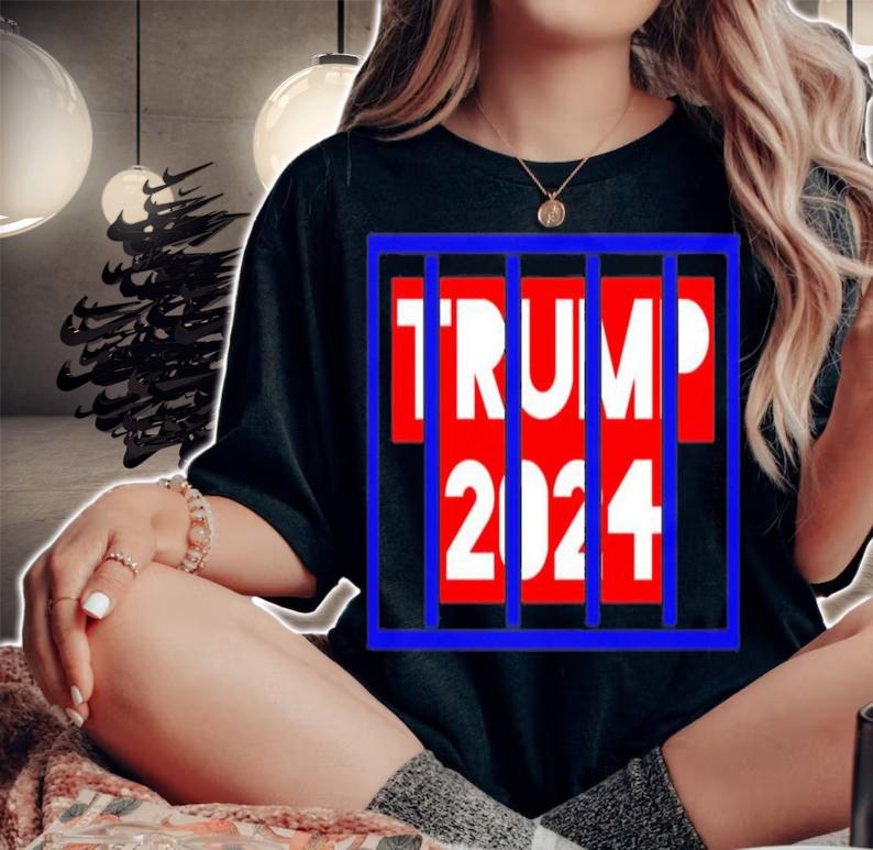 Trump 2024 Jail Art T-Shirt t-shirt woman shirt
