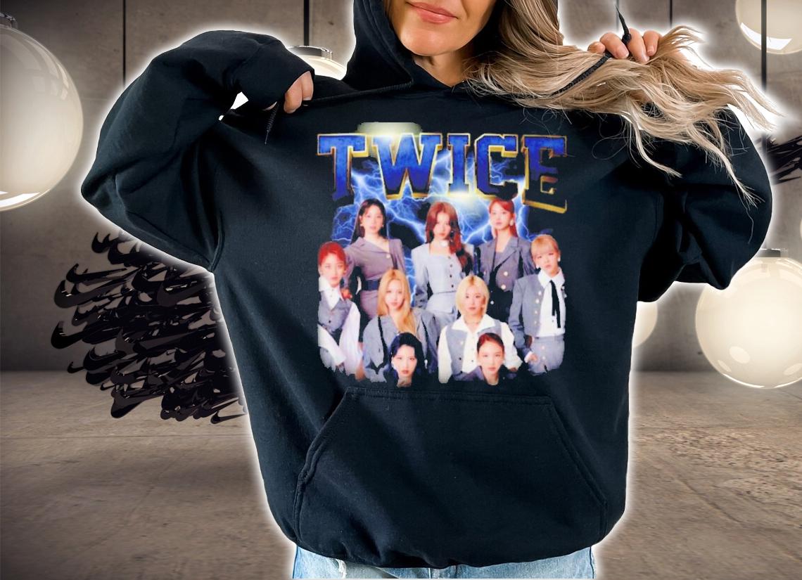 Twice K-Pop Girl Group Bootleg Vintage Style Shirt t-shirt