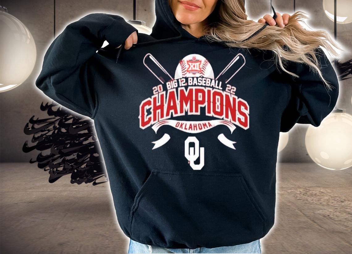 University Of Oklahoma Baseball 2022 Big 12 Tournament Champions Shirt t-shirt