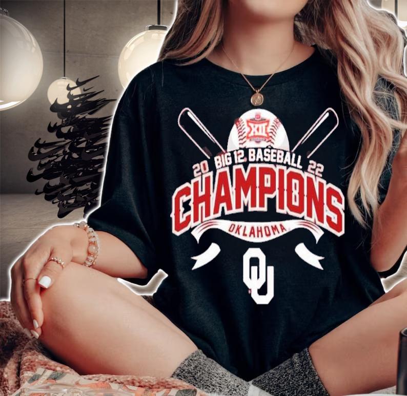 University Of Oklahoma Baseball 2022 Big 12 Tournament Champions Shirt t-shirt