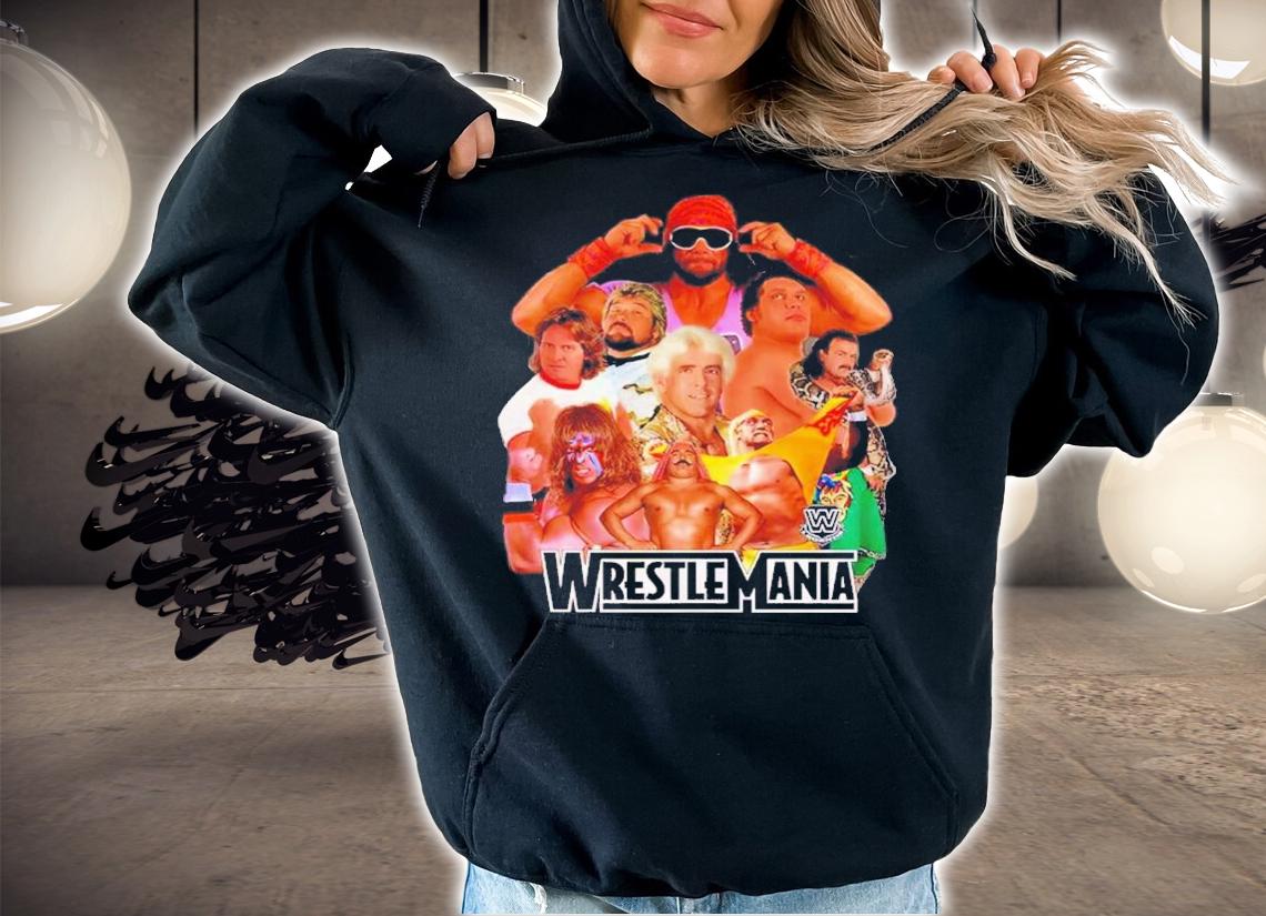 WrestleMania Legends 38 Hulk Hogan The Macho Man Shirt t-shirt hoodie