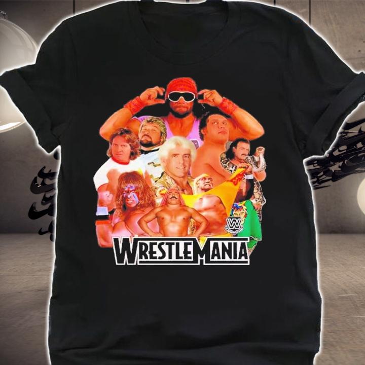 WrestleMania Legends 38 Hulk Hogan The Macho Man Shirt t-shirt shirt