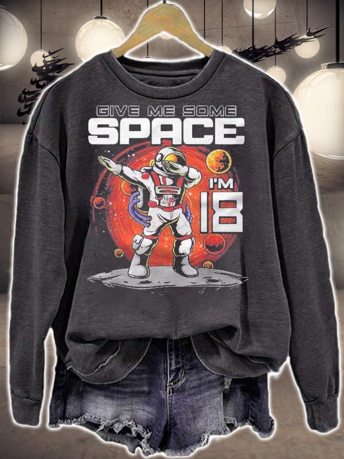 18Th Birthday Astronaut Give Me Some Space Im 18 Years Old Shirt t-shirt
