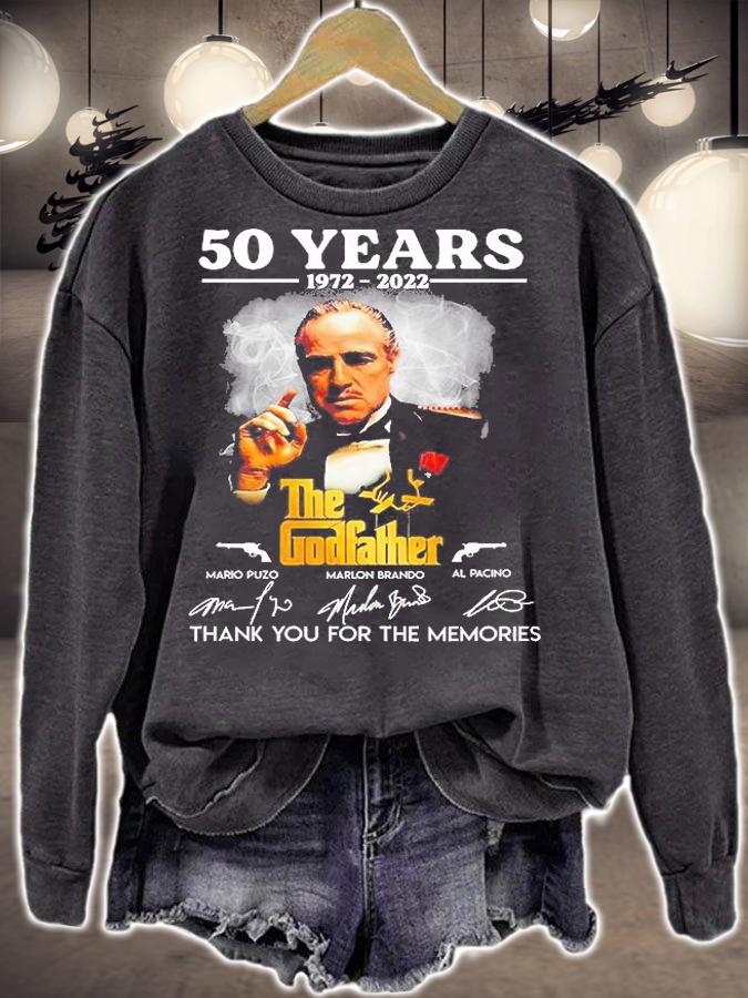 50 Years 1972 2022 The Godfather Thank You For The Memories Signatures T-Shirt t-shirt