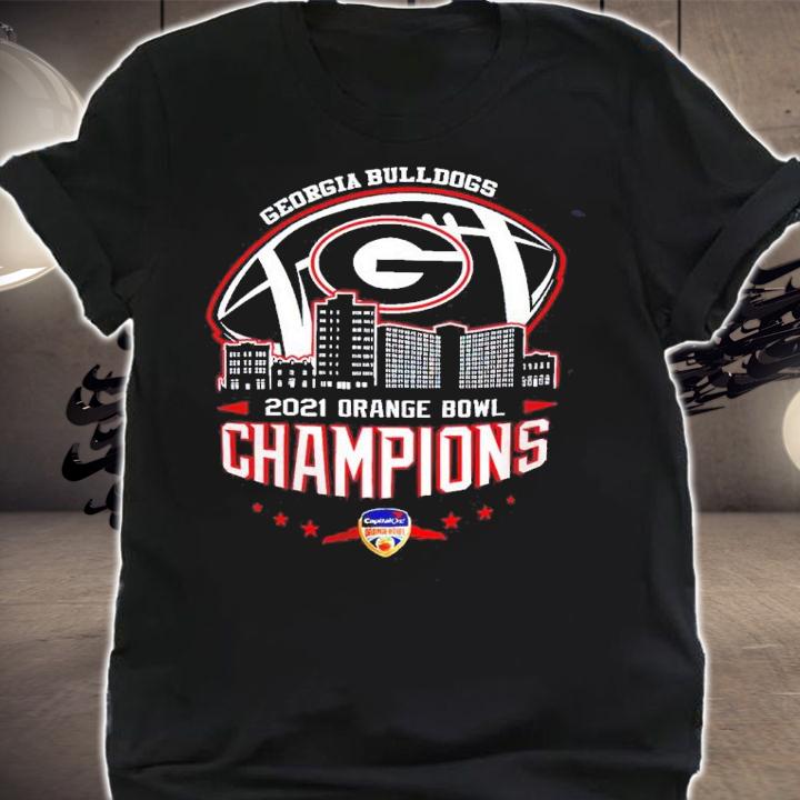 2021 Orange Bowl Champions NCAA Graphic Georgia Bulldogs shirt t-shirt