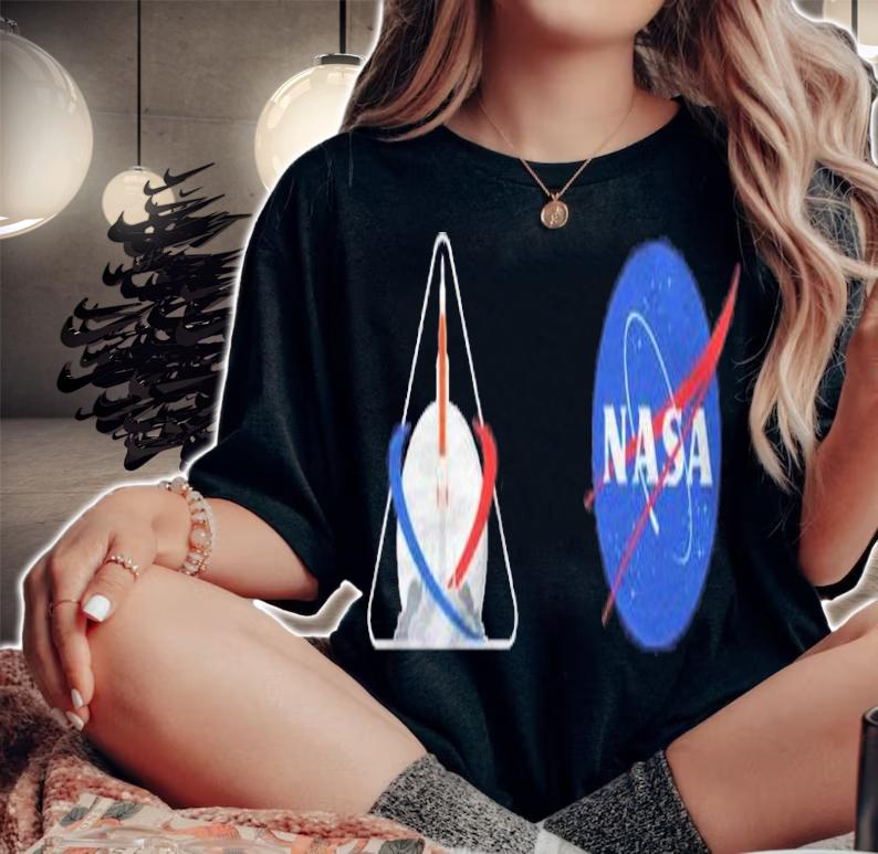 Artemis Mission 1 One Badge Nasa Logo Front And Back Design Shirt t-shirt woman shirt