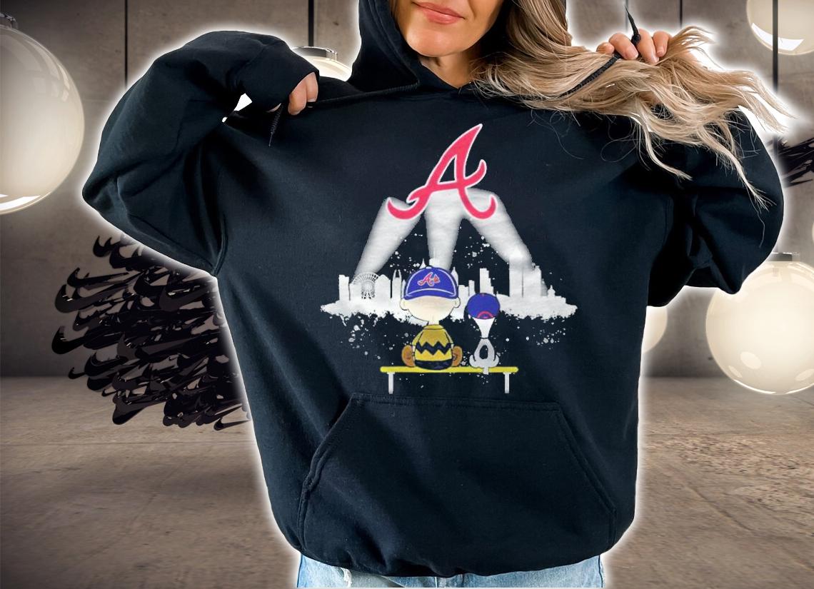 Atlanta Braves Chair Bow and Snoopy city shirt t-shirt hoodie