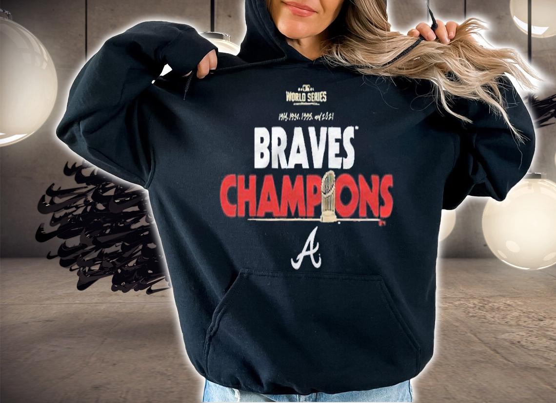 Atlanta Braves World Series Champions 2021 logo T-shirt t-shirt hoodie