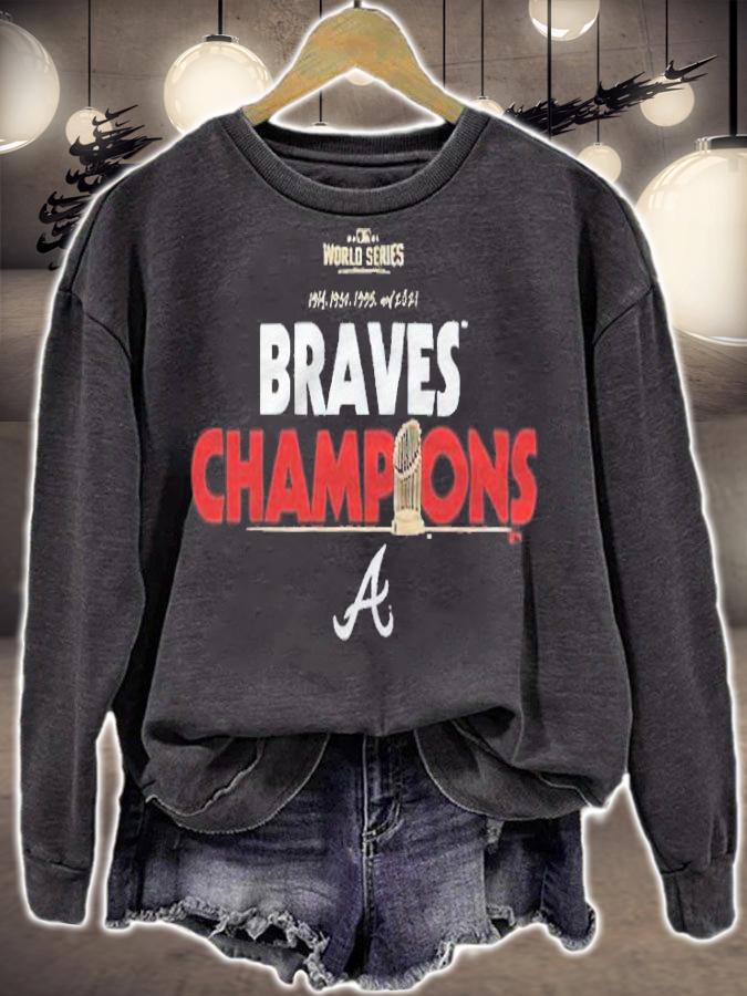 Atlanta Braves World Series Champions 2021 logo T-shirt t-shirt sweatshirt