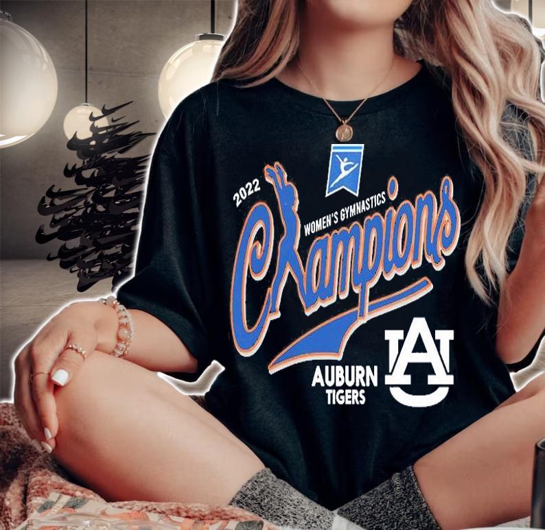 Auburn Tigers 2022 Women's Gymnastics Champions T-Shirt t-shirt