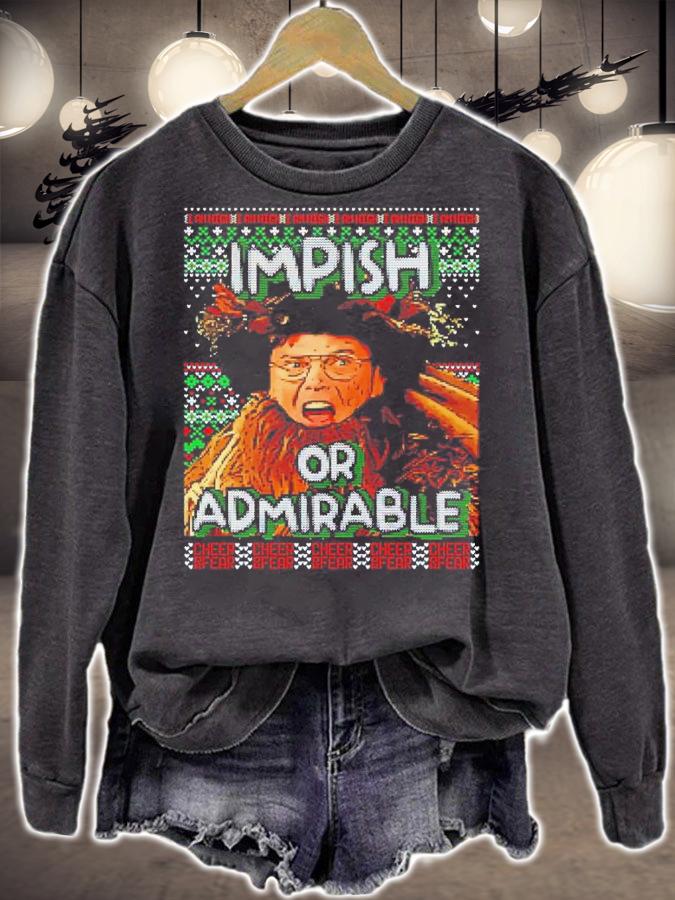 Belsnickel Impish Or Admirable Ugly Christmas Shirt t-shirt sweatshirt