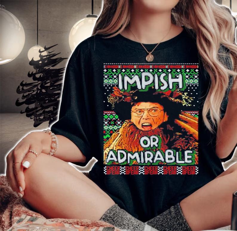 Belsnickel Impish Or Admirable Ugly Christmas Shirt t-shirt woman shirt
