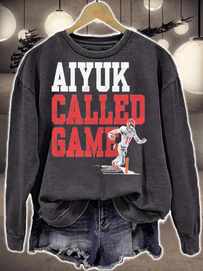 Brandon Aiyuk Called Game 2022 T-shirt t-shirt sweatshirt