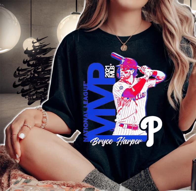 Bryce Harper Philadelphia Phillies National League MVP 2021 t-shirt