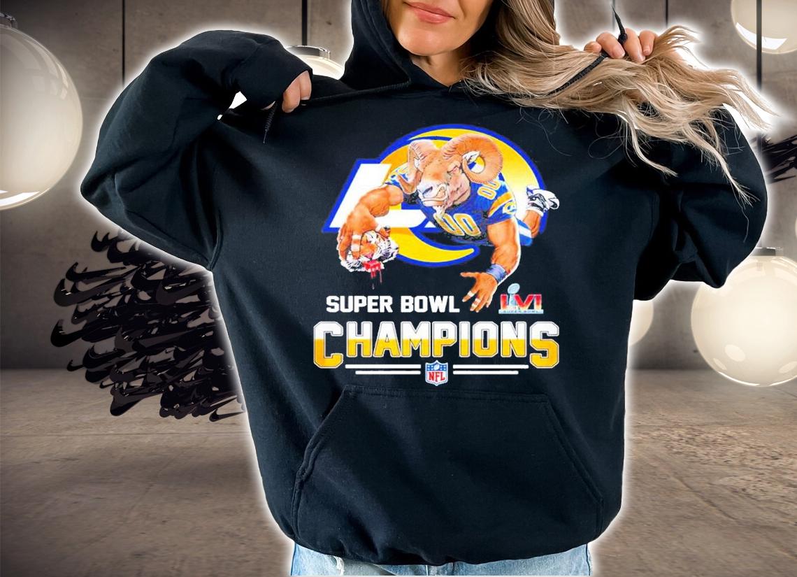 Los Angeles Rams Super Bowl LVI Champions Logo Shirt t-shirt hoodie