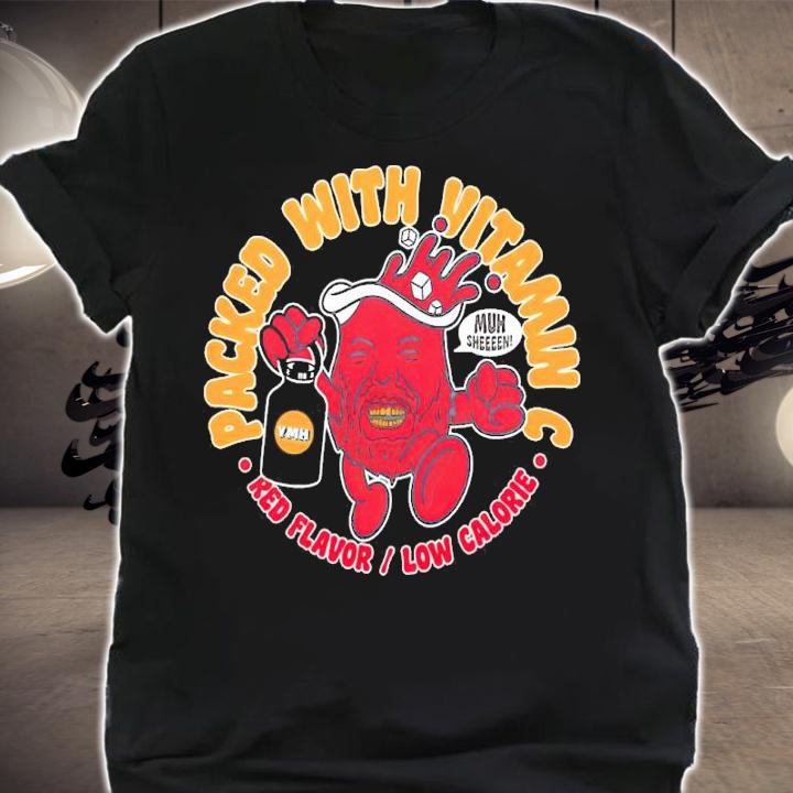 Packed with vitamin C Red Flavor Low Calorie shirt t-shirt shirt