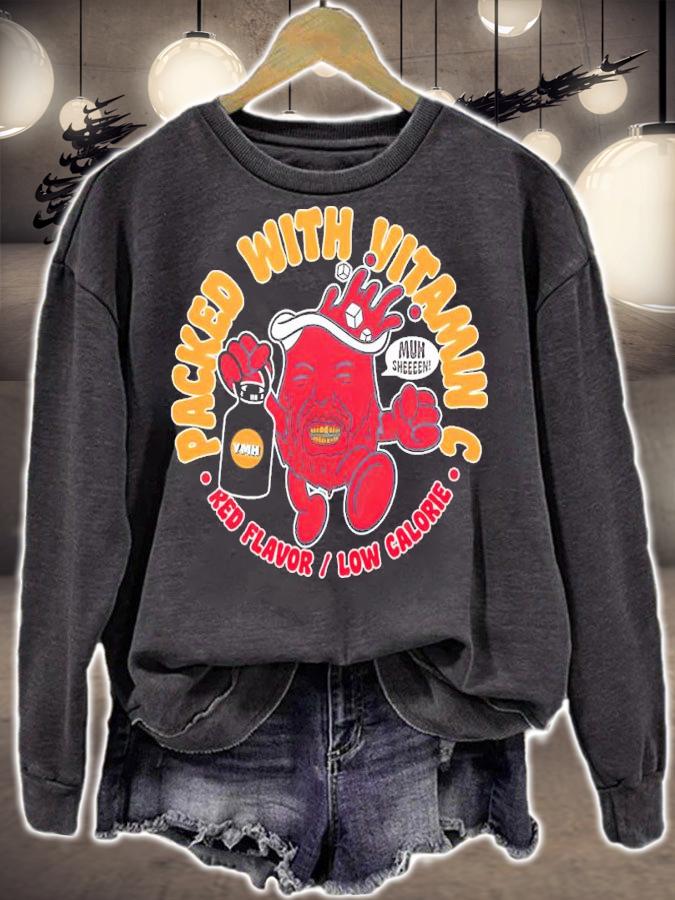 Packed with vitamin C Red Flavor Low Calorie shirt t-shirt sweatshirt