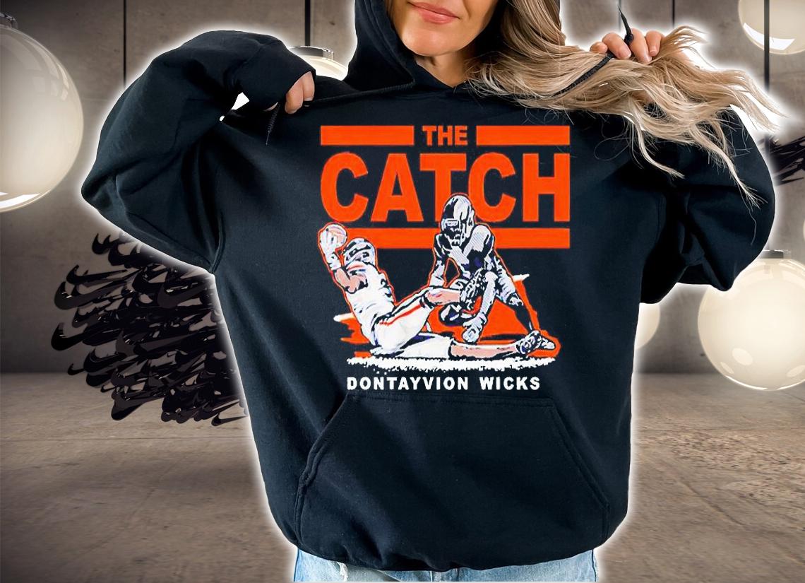 The Catch Dontayvion Wicks football T-shirt t-shirt hoodie