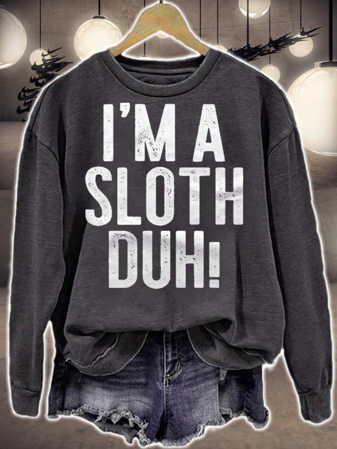 Im A Sloth Duh! Halloween Costume Shirt t-shirt