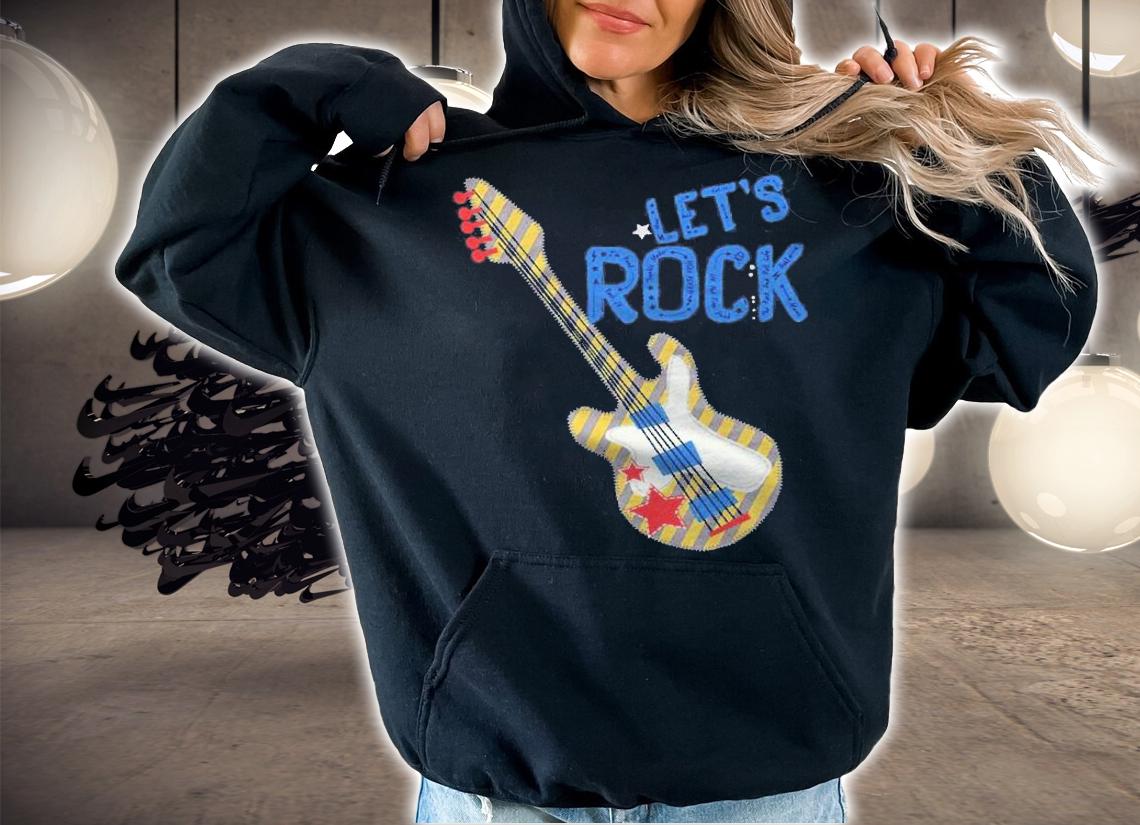 Lets Rock Star Rock N Roll Retro 80S Music Gift Women Men shirt t-shirt hoodie