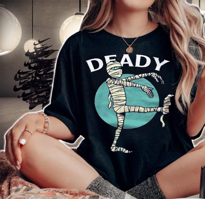 Mummy Deady Matching Mom Dad Halloween Funny Couples Shirt t-shirt woman shirt